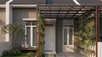 7 Desain Rumah Tipe 36 dengan Kanopi Mobil dan Halaman Depan Cantik