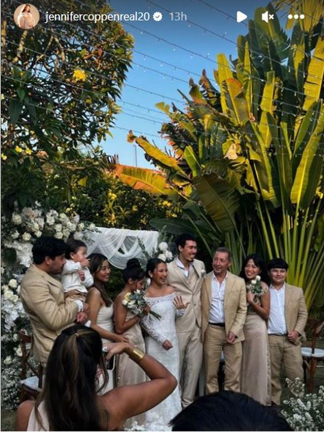 8 Momen Pernikahan Jennifer Coppen dan Dali Wassink, Berlangsung Secara Islam