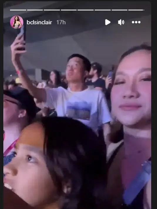 Bunga Citra Lestari atau BCL dampingi Noah Sinclair Nonton Konser Gorillaz di Amerika (Foto: Instagram @bclsinclair)