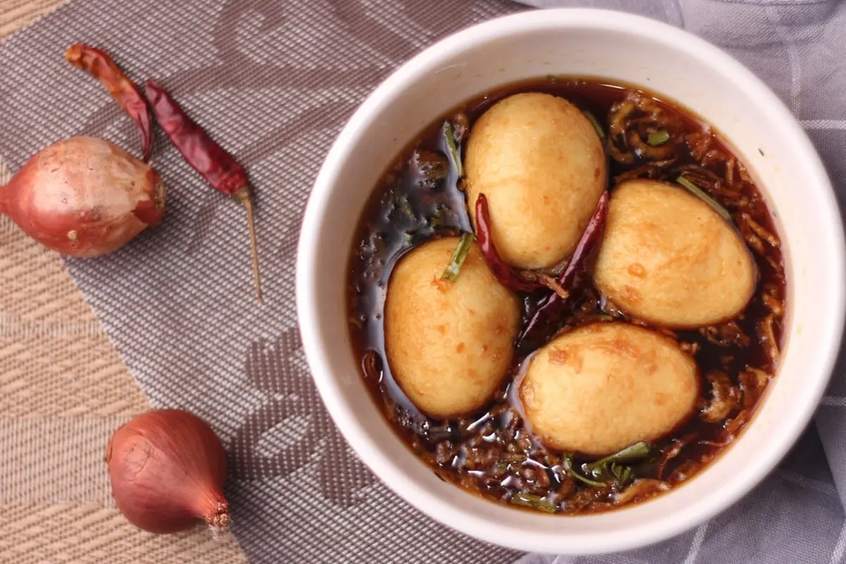 semur telur kecap