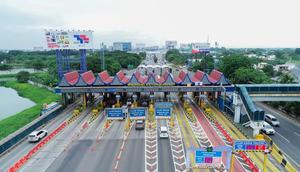 Gerbang Tol Cengkareng yang merupakan bagian dari Jalan Tol Tangerang-Merak yang dikelola oleh PT Jasa Marga (Persero) Tbk. (Dok JSMR)