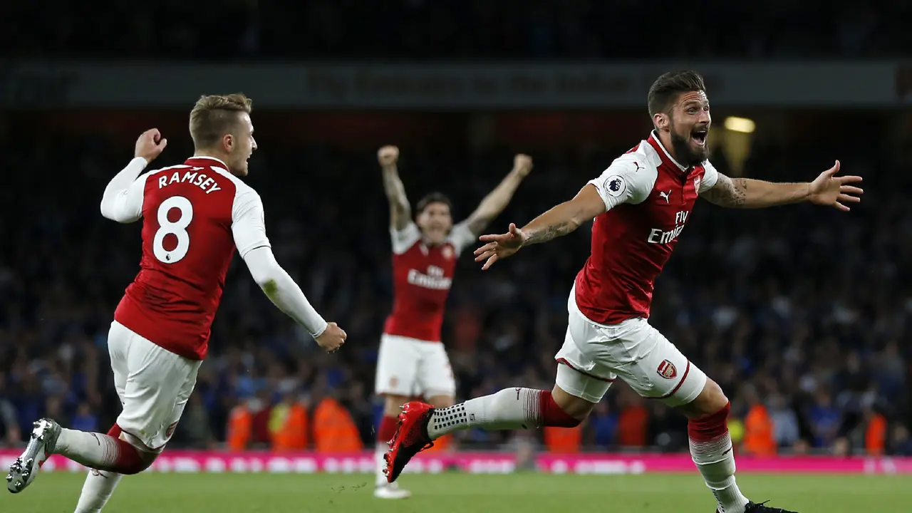 FOTO: Sempat Tertinggal, Arsenal Bangkit Kalahkan Leicester
