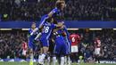 Chelsea vs Manchester United. Jose Mourinho mengalami kekalahan telak 0-4 bersama Manchester United saat menyambangi mantan klubnya, Chelsea dalam laga pekan ke-9 Liga Inggris 2016/2017 di Stamford Bridge, London, 23 Oktober 2016. (AFP/Glyn Kirk)