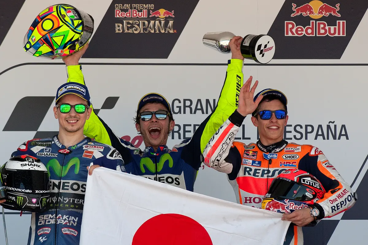 Valentino Rossi - Marc Marquez - Jorge Lorenzo