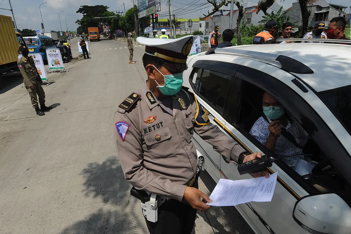 Cegah Warga Mudik, Polres Bogor Dirikan Pos Pengawasan