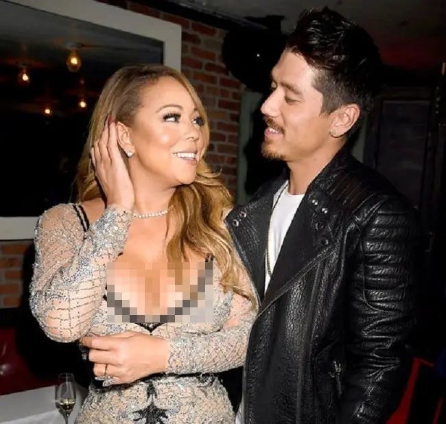Mariah Carey dan Bryan Tanaka. (via. E!News)