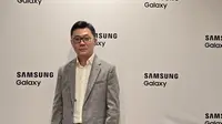 EVP & Head of Smartphone S/W Engineer Group MX Jisun Park selepas berbicara mengenai pengembangan Galaxy AI dalam rangkaian Samsung Unpacked 2024 di Paris, Prancis (Liputan6.com/ Agustin Setyo Wardani)