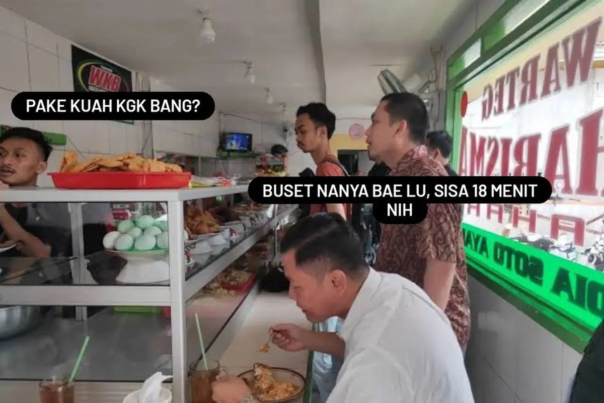 Bikin Ngakak, 8 Meme Kocak Dine In 20 Menit