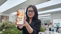 Oppo resmi merilis Oppo Reno 11 5G di Indonesia, smartphone penerus Oppo Reno 10 5G dengan sejumlah peningkatan di dalamnya (Liputan6.com/ Yuslianson)