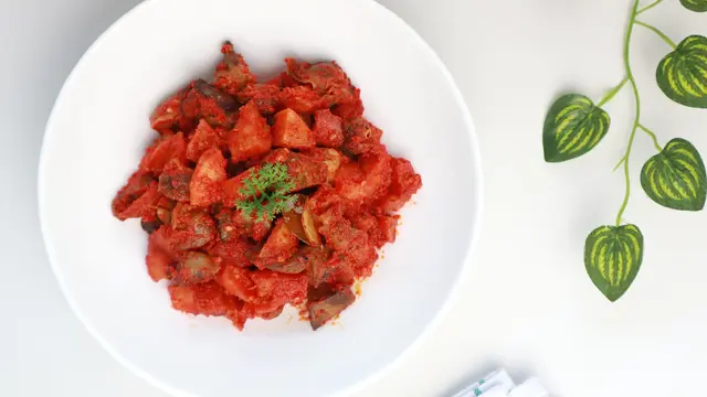 resep ati ampela balado padang
