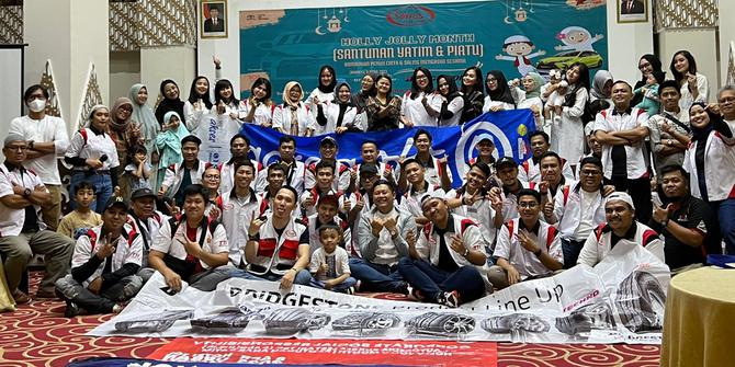 Toyota Yaris Club Indonesia Buka Puasa Bersama Anak Yatim Sambil Beramal