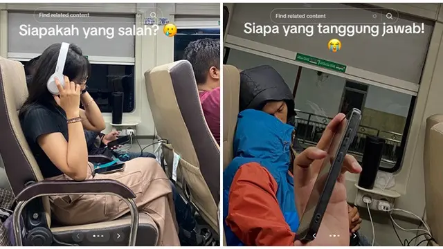 Wanita Ini Tak Sadar Tidur di Pundak Pria Tak Dikenal ketika di Kereta, Akui Nyaman