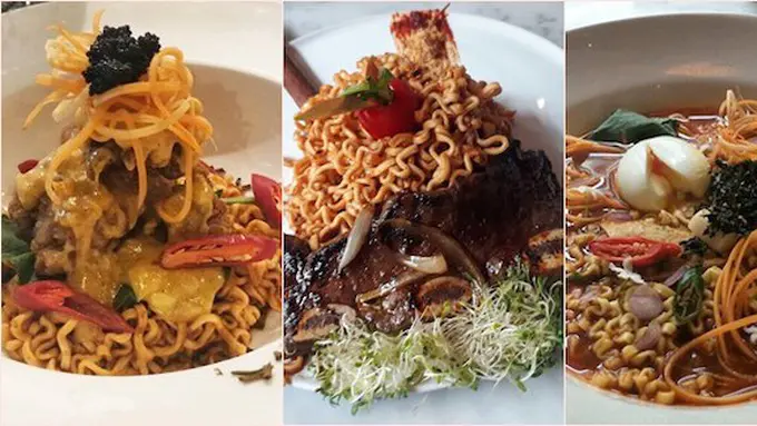 Kreasi menu mi samyang/copyright Vemale.com/Anisha