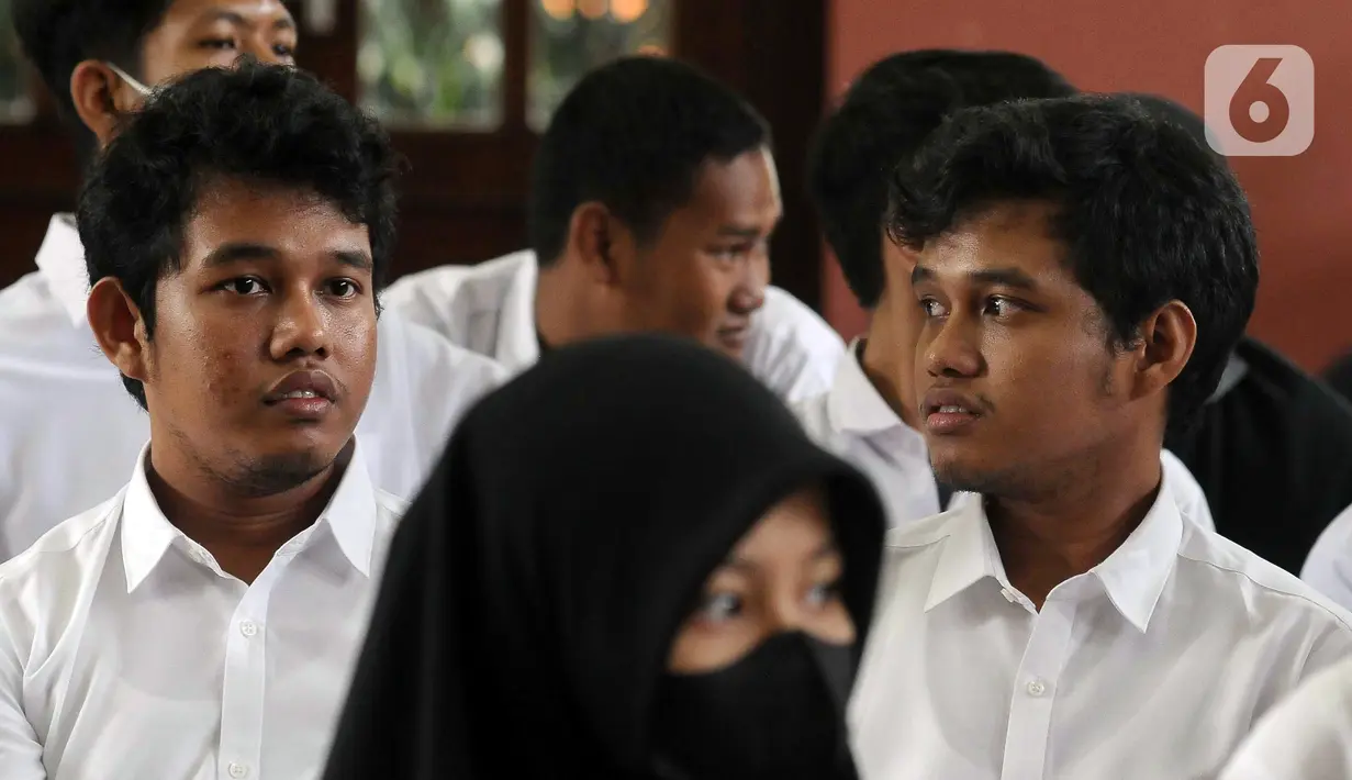 Program calon peserta pelatihan kerja dengan kejuruan yakni operator komputer angkatan pertama diikuti terdiri dari tunanetra, tunarungu, tunadaksa, tunagrahita, disabilitas mental/bipolar. (merdeka.com/Imam Buhori)