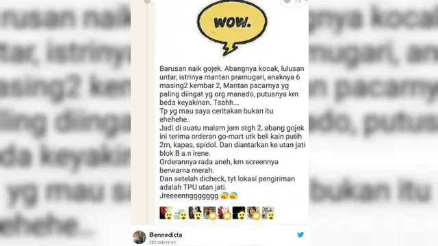 Yang tak kalah menghebohkan apalagi kalau bukan cerita mistis yang pernah dialami oleh para mitra pengemudi ojek online.