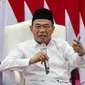 Menko PMK Muhadjir Effendy optimistis akhir 2024 angka kemiskinan akan berada di angka delapan persen. (Liputan6.com/Angga Yuniar)