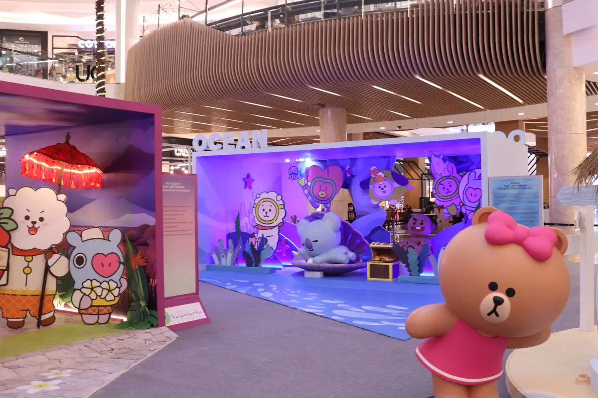 Karakter unik dari LINE FRIENDS kini hadir di Kota  Kasablanka, FREE Foto Bareng di 3 Diorama Berbeda.