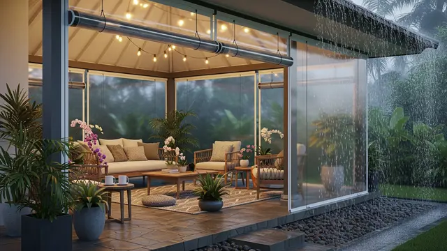 Inspirasi Teras Nyaman untuk Menikmati Hujan di Rumah/Gemini AI