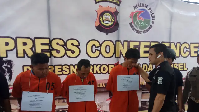Paket Teh Tiongkok Berisi Sabu Jadi Tren Narkoba di Palembang