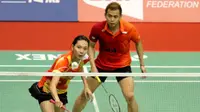 Ganda campuran Indonesia, Riky Widianto/Gloria Emanuelle Widjaja, tersingkir pada semifinal Taiwan Terbuka Grand Prix Gold 2016, Sabtu (2/7/2016). (PBSI)