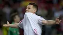 4. Kevin Gameiro (22 gol) - Pemain asal Prancis ini mencetak ke-22 golnya di ajang Liga Europa untuk 3 klub, Sevilla, Paris Saint-Germain dan Strasbourg. Kevin Gameiro saat ini memperkuat Valencia. (AFP/Jorge Guerrero)