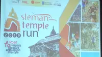 Sleman Temple Run 2019 akan digelar di Candi Banyunibo pada 14 Juli mendatang. (Liputan6.com /Switzy Sabandar)