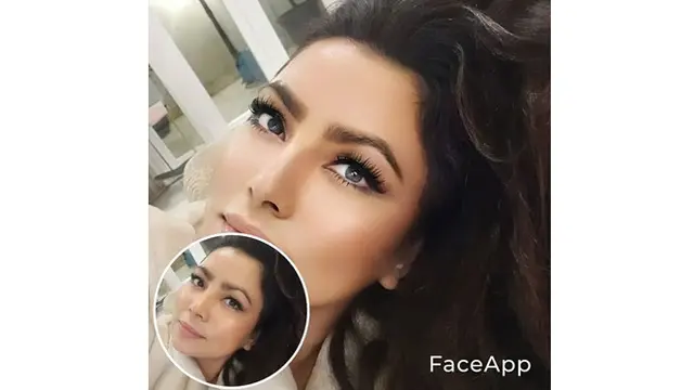 7 Artis Cantik yang 'Oplas' Pakai FaceApp, Iis Dahlia Bak Bintang Bollywood