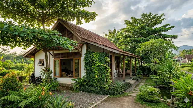 Inspirasi Rumah 1 Lantai Dengan Strategi Pendinginan Pasif