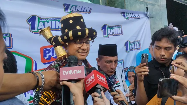 Calon presiden (capres) nomor urut satu Anies Baswedan.