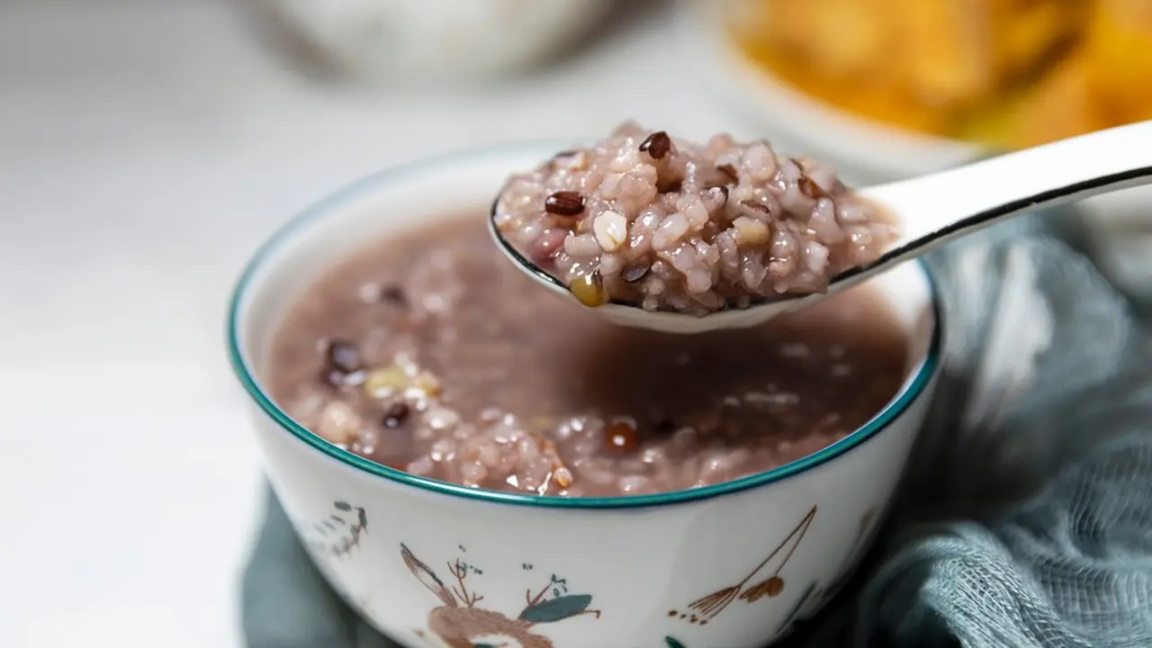 bubur beras merah