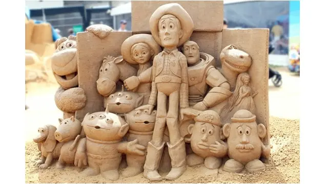 7 Karya Seni dari Pasir Ini Bikin Takjub