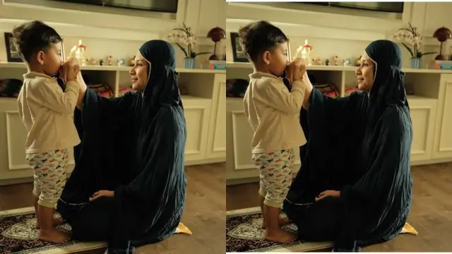 Potret Indah Permatasari Tampil Berhijab. (instagram/indahpermatas)