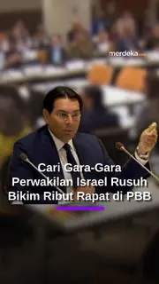Israel Bikin Ulah, Ribut di PBB Bikin Ruang Rapat Panas: Anda Diam!