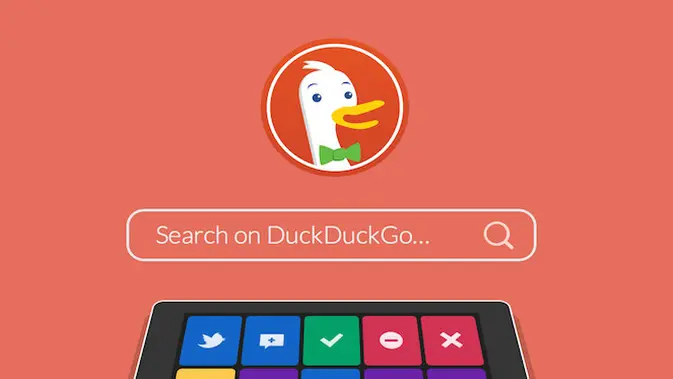 Mesin pencari DuckDuckGo. (Foto: DuckDuckGo)