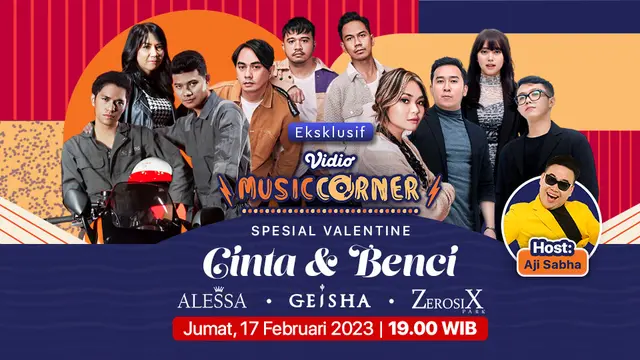 Vidio Music Corner Spesial Valentine: Cinta dan Benci