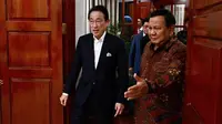 Prabowo Terima Kunjungan Utusan Khusus PM Jepang Fumio Kishida di Kertanegara