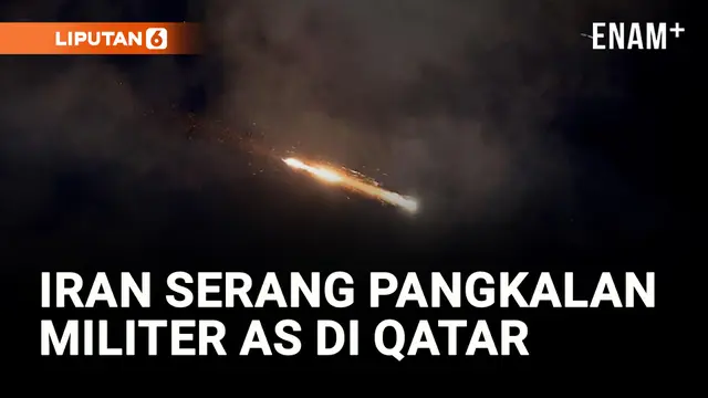 VIDEO: Iran Serang Pangkalan Militer AS di Qatar, Balasan atas Pemboman Situs Nuklir
