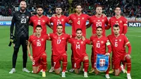 Ilustrasi Timnas Serbia. (AFP/Predrag Milosavljevic)