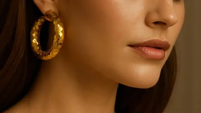 Model Anting Emas Bulat Besar