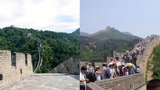 Potret Ekspektasi Vs Realita Saat Kunjungi Tempat Wisata Populer Dunia. (Sumber: brightside.me)