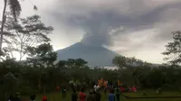 Suasana Gunung Agung di Bali. (Liputan6.com/Putu Merta Surya Putra)
