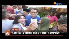 Sandiaga Uno tepati janji untuk membeberkan dana kampanye Pilpres 2019.