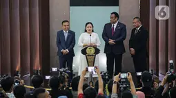 Presiden Joko Widodo atau Jokowi mengirim surat usulan calon Panglima TNI pengganti Laksamana TNI Yudo Margono kepada DPR RI. (Liputan6.com/Faizal Fanani)
