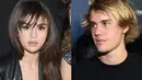 Justin Bieber dan Selena Gomez sendiri seperti benar-benar pergi menjauh. (Elle/Getty Images)