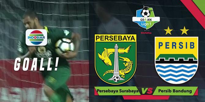 VIDEO: Gol David da Silva Buat Persebaya Vs Persib Semakin Mendebarkan