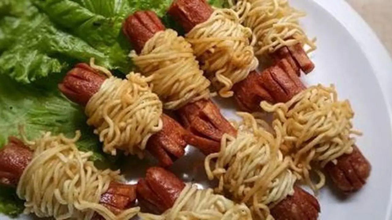 Sosis gulung mie./Copyright cookpad.com/Riska Dwi A