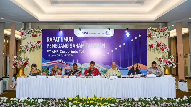 Rapat Umum Pemegang Saham Tahunan (RUPST) PT AKR Corporindo Tbk (AKRA), Senin, 29 April 2024. (Foto: AKR Corporindo)