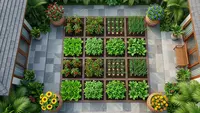 7 Desain Edible Landscape dengan Kombinasi Bunga dan Tanaman Pangan, Halaman Cantik dan Produktif