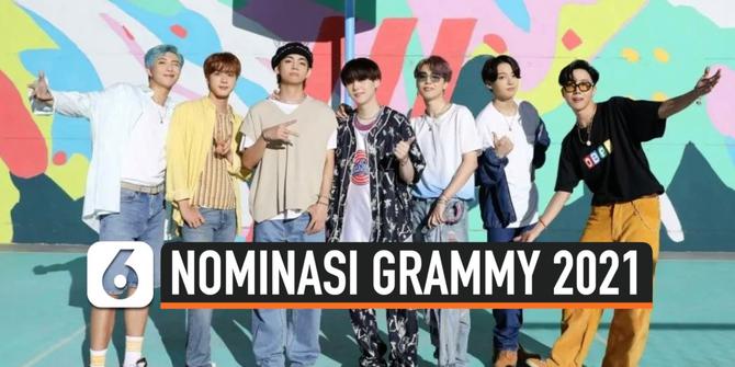 VIDEO: Pertama Kali, BTS Masuk Nominasi Grammy 2021