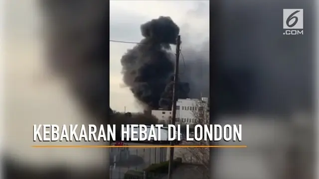 Kebakaran hebat terjadi di Wembley, London, Inggris. Sebanyak 60 petugas pemadam dikerahkan untuk memadamkan api.